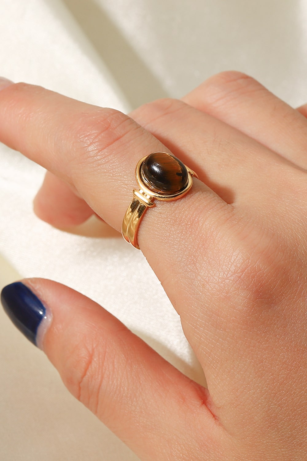 18K Gold Plated Open Ring - Rings - FITGGINS