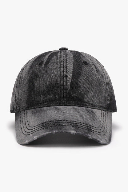 Adjustable Cotton Baseball Cap - Hats - FITGGINS