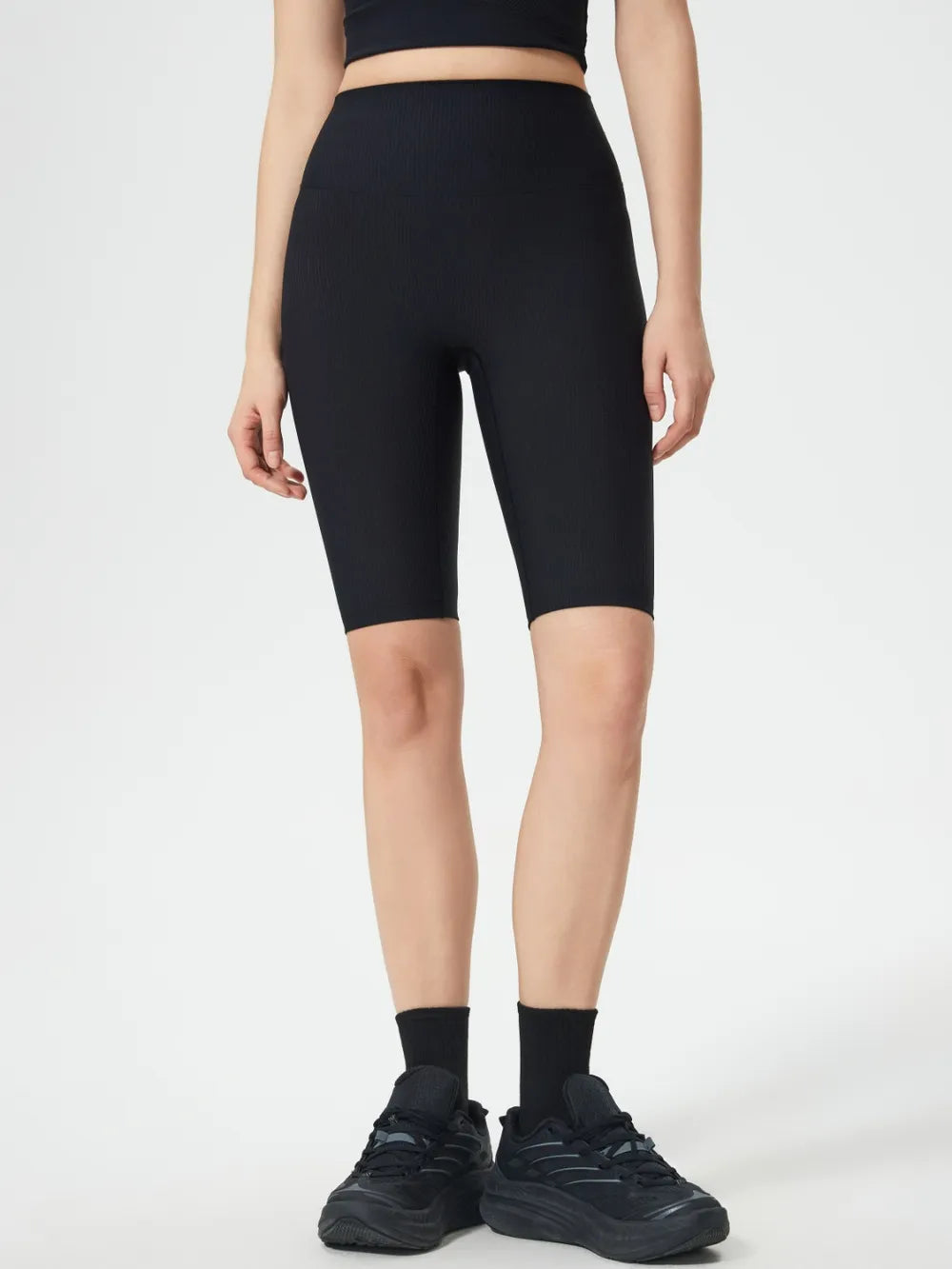 Millennia High Waist Active Shorts Black Fitggins