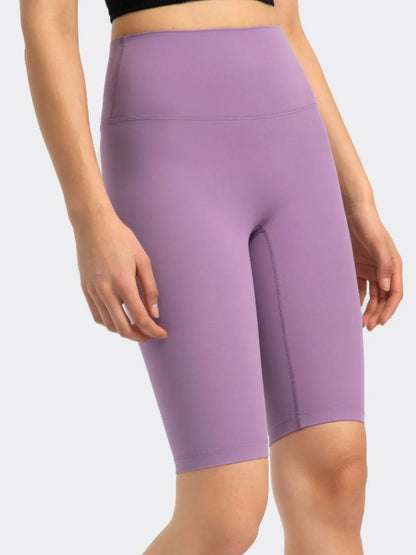 Millennia High Rise Wide Waistband Active Shorts Fitggins