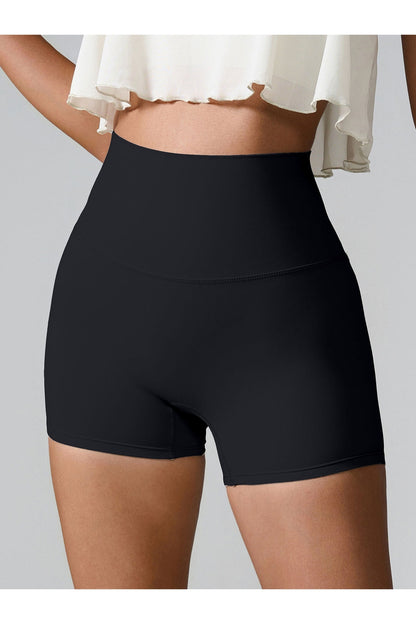 High Waist Active Shorts - Short Leggings - FITGGINS