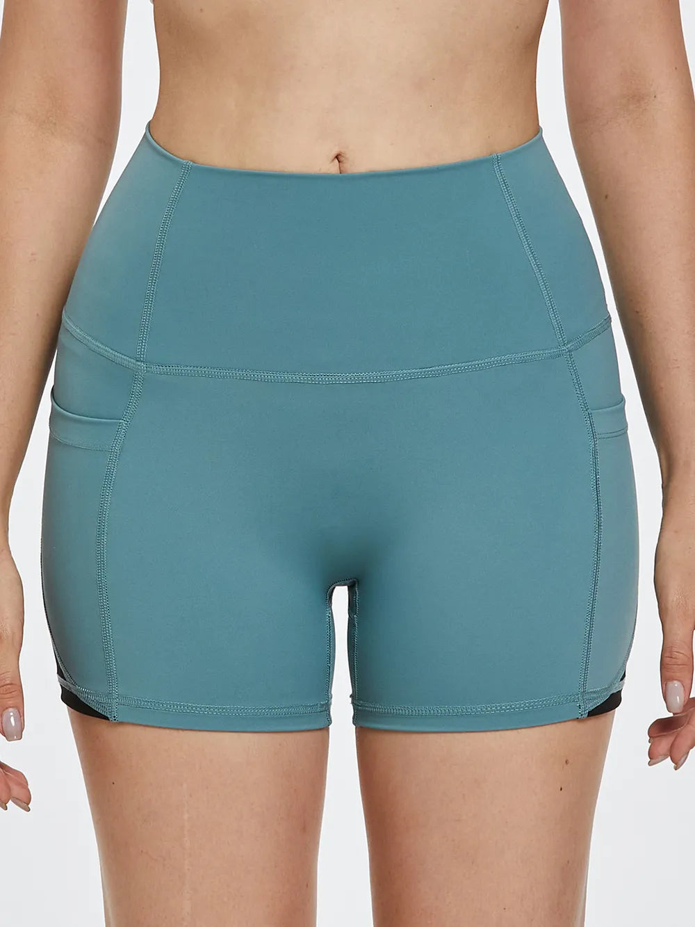High Waist Active Shorts Fitggins