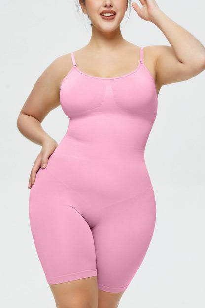 Full Size Spaghetti Strap Shaping Romper Fitggins