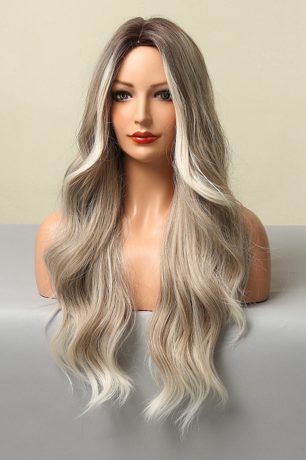 Full Machine Made Long Wave Wigs 26'' - Hair - FITGGINS