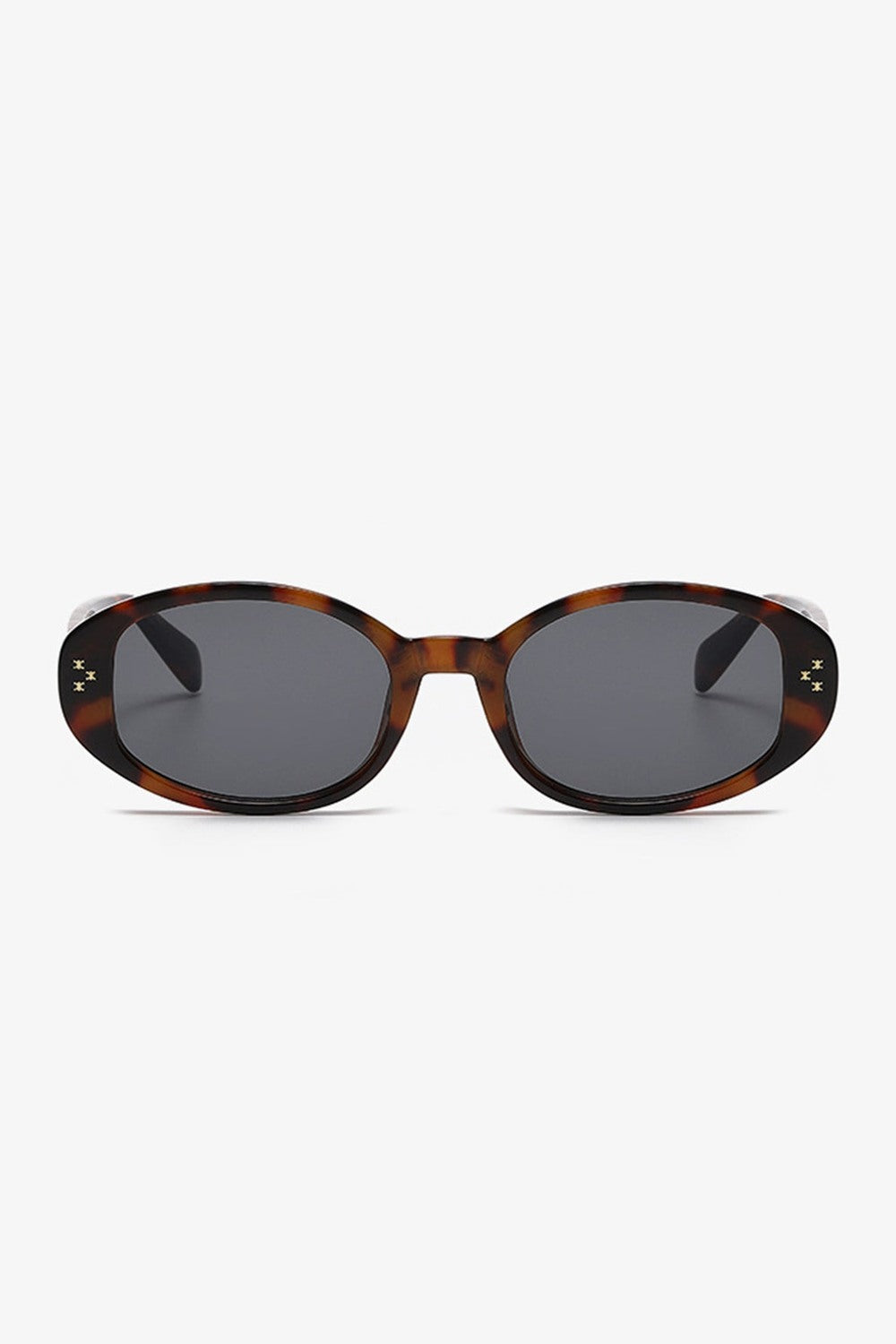 Polycarbonate Frame Oval Sunglasses - Sunglasses - FITGGINS