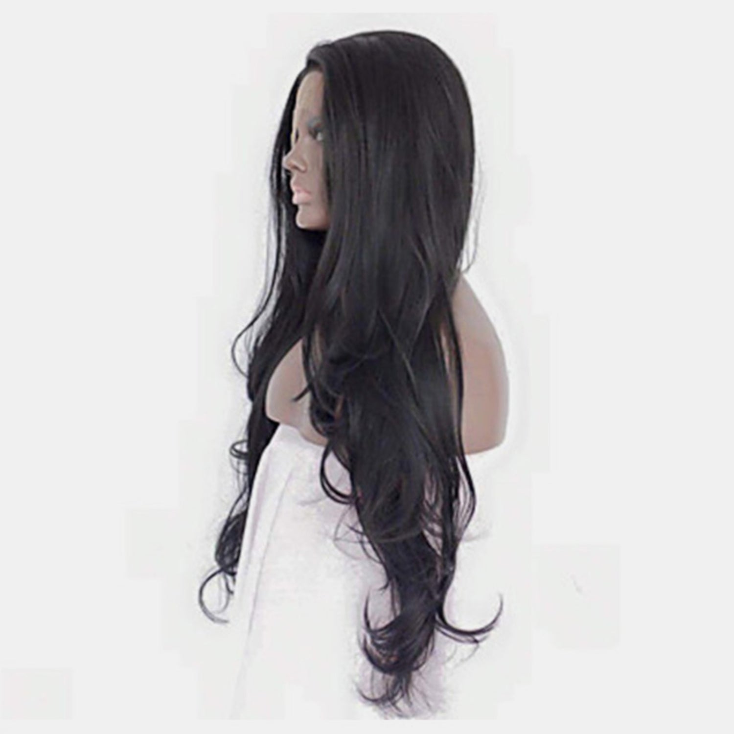 13*3" Lace Front Wigs Synthetic Long Wavy 24" 130% Density - Hair - FITGGINS