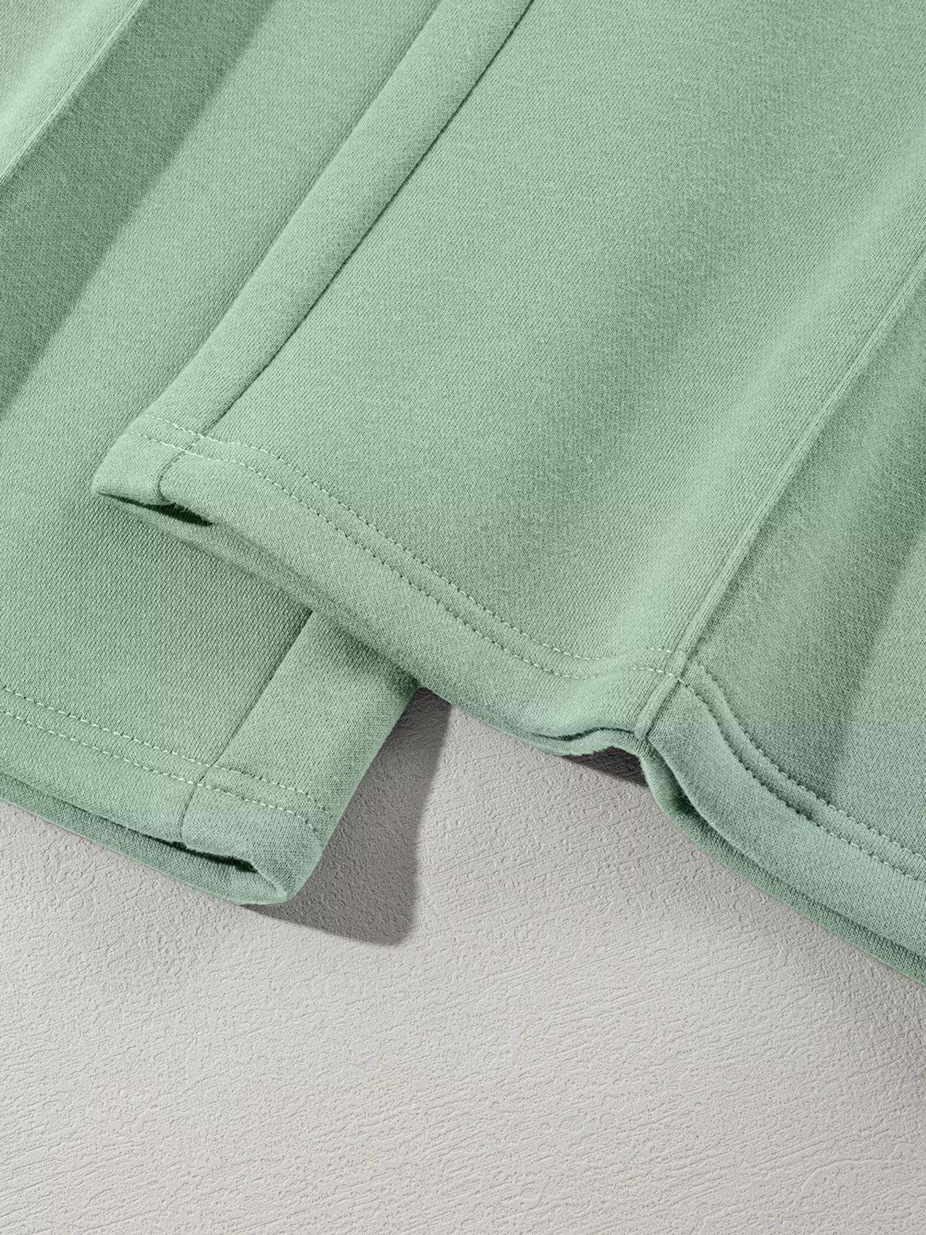 Drop Shoulder Zip Up Jacket and Drawstring Pants Active 2pcs Set Fitggins