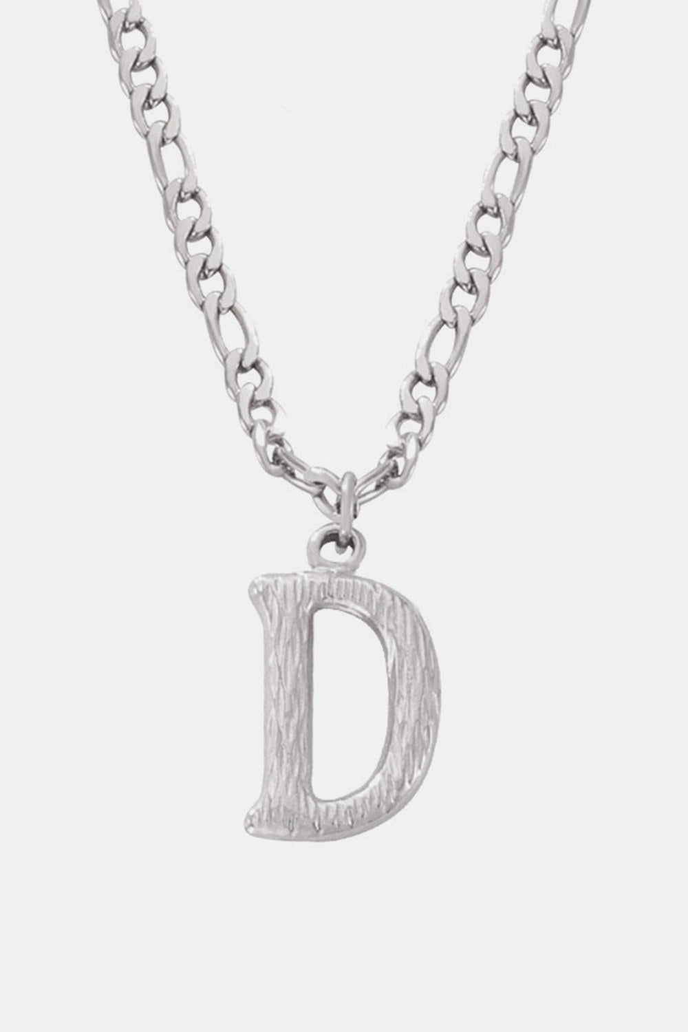 Titanium Steel Letter Pendant Necklace - Necklaces - FITGGINS