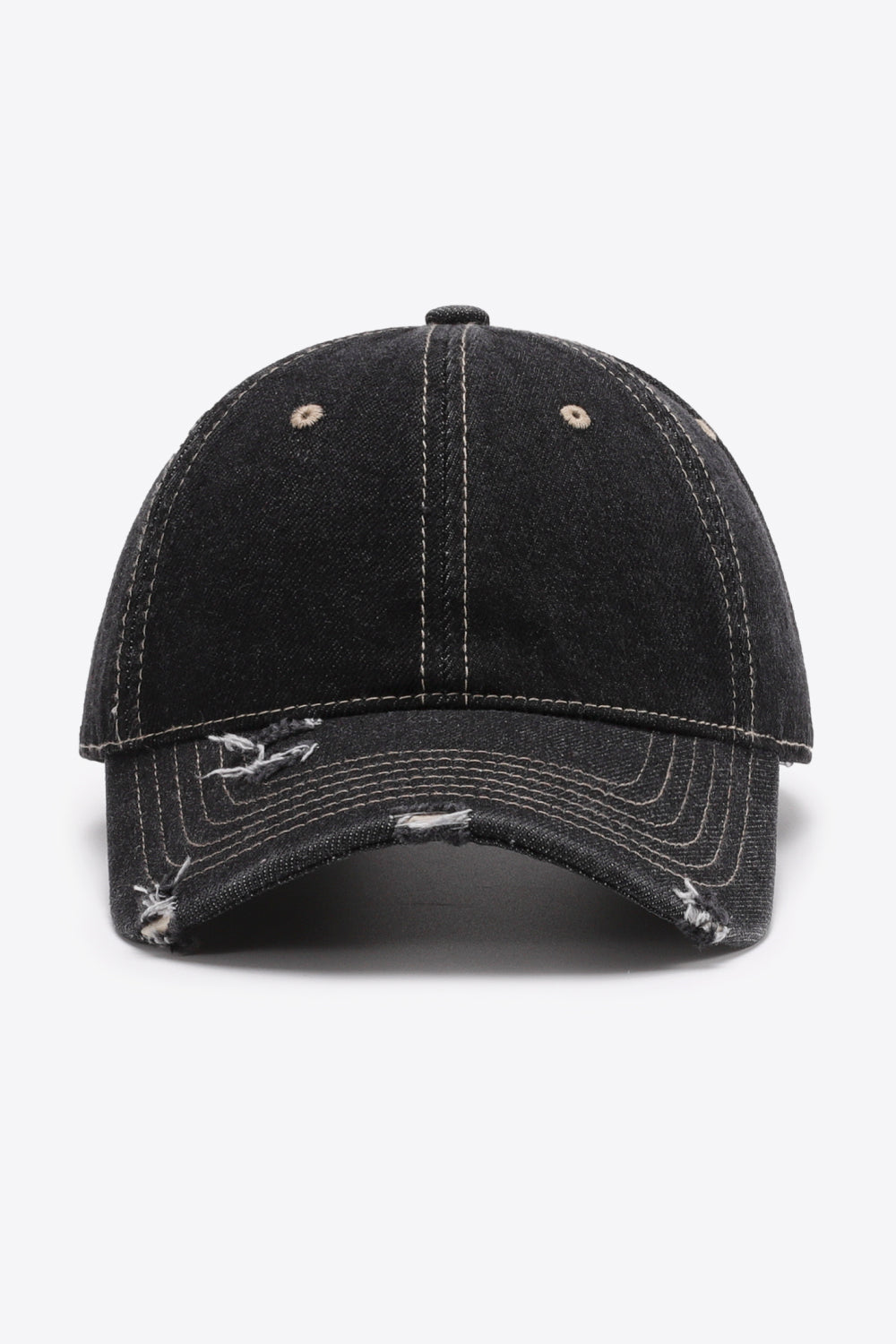 Distressed Adjustable Baseball Cap - Hats - FITGGINS