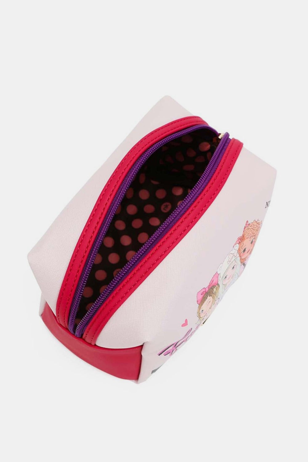 Nicole Lee USA Printed Extra Large Cosmetic Pouch - Handbag - FITGGINS