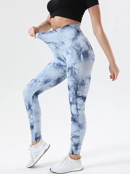 Tie-Dye High Waist Active Leggings Fitggins