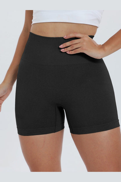 High Waist Active Shorts - Short Leggings - FITGGINS