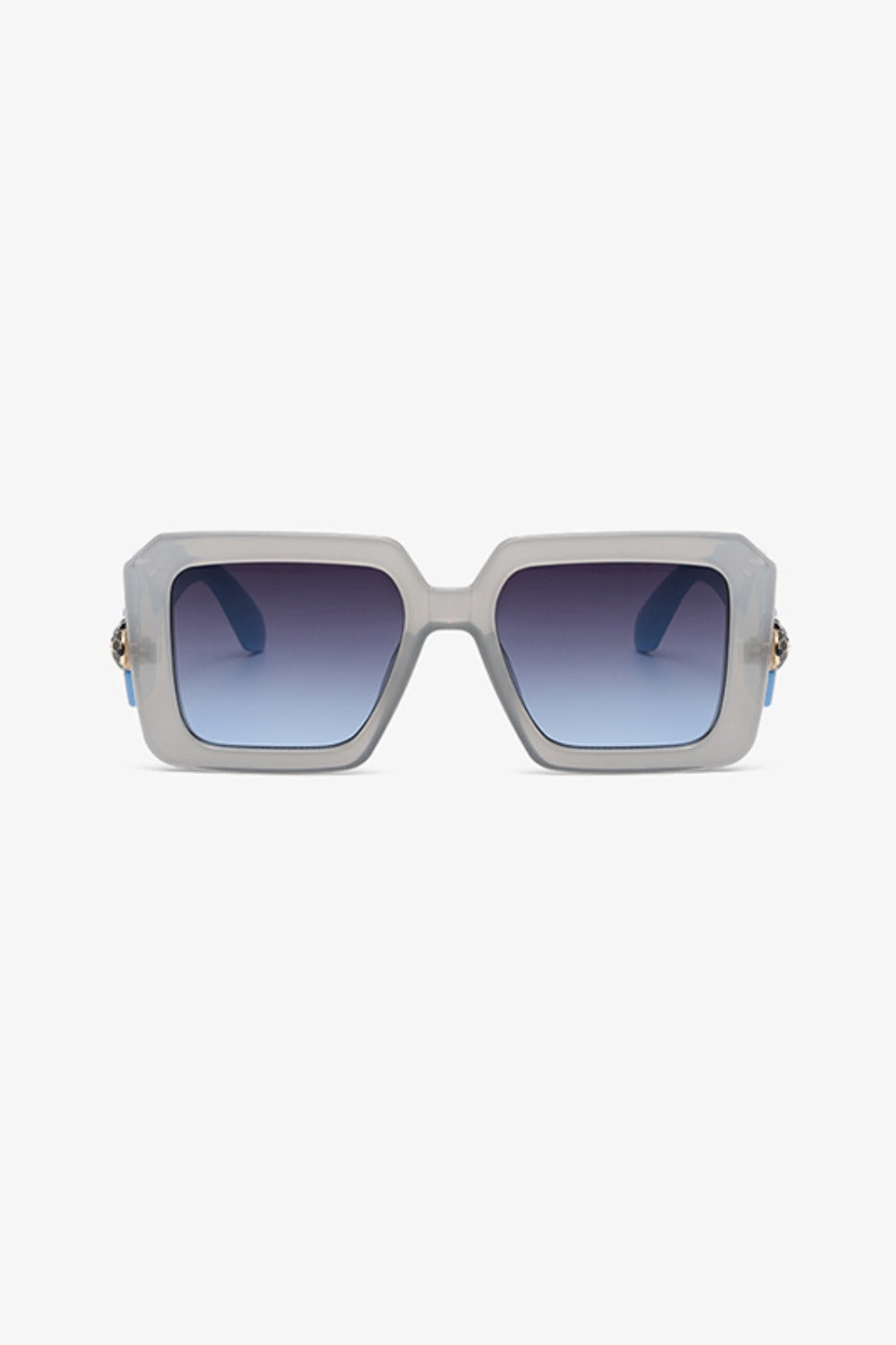 Polycarbonate Frame Square Sunglasses - Sunglasses - FITGGINS