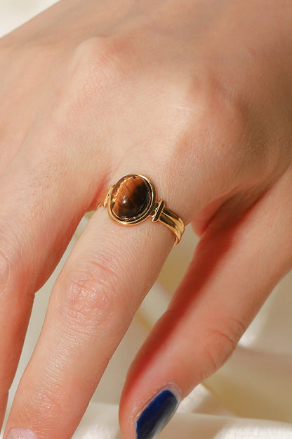 18K Gold Plated Open Ring - Rings - FITGGINS