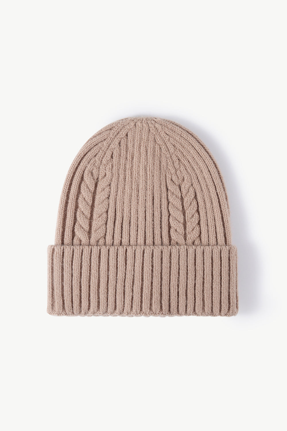 Cable-Knit Cuff Beanie - Hats - FITGGINS