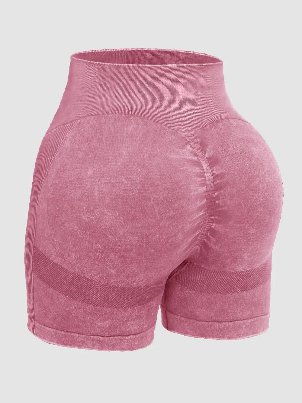 Washed High Waist Active Shorts Fitggins