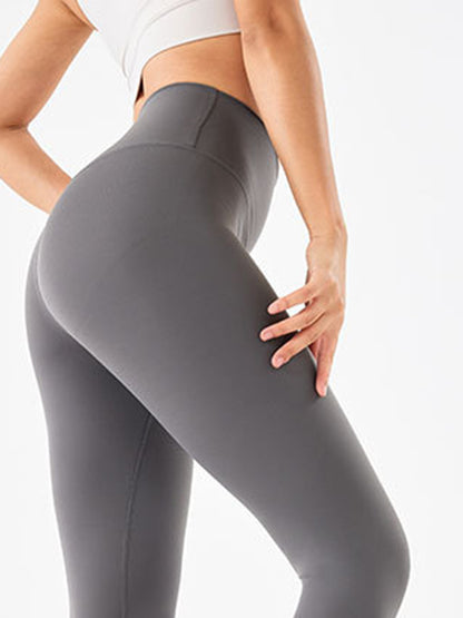 Wide Waistband Sports Leggings Fitggins