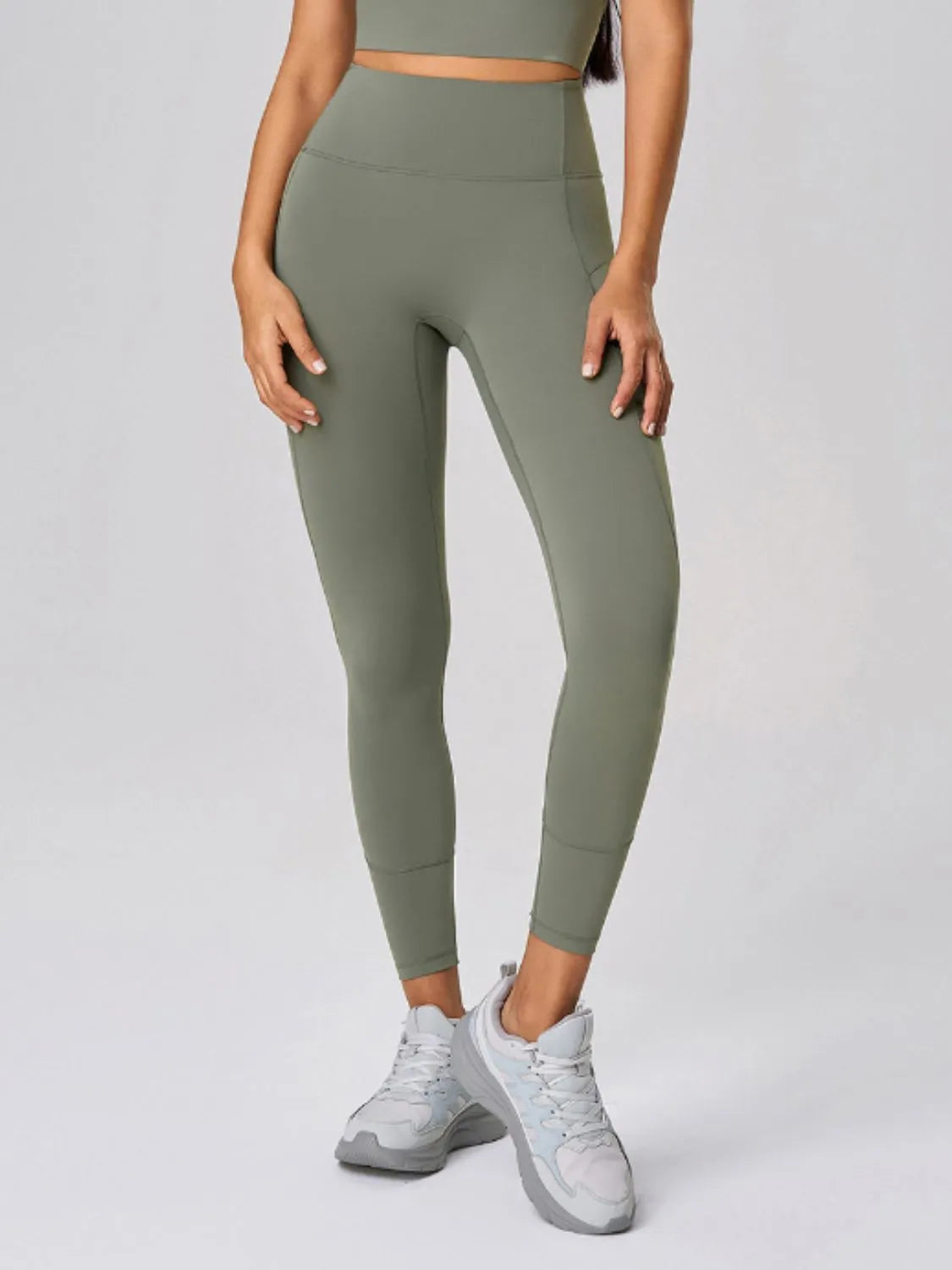 High Waist Active Leggings Sage Fitggins