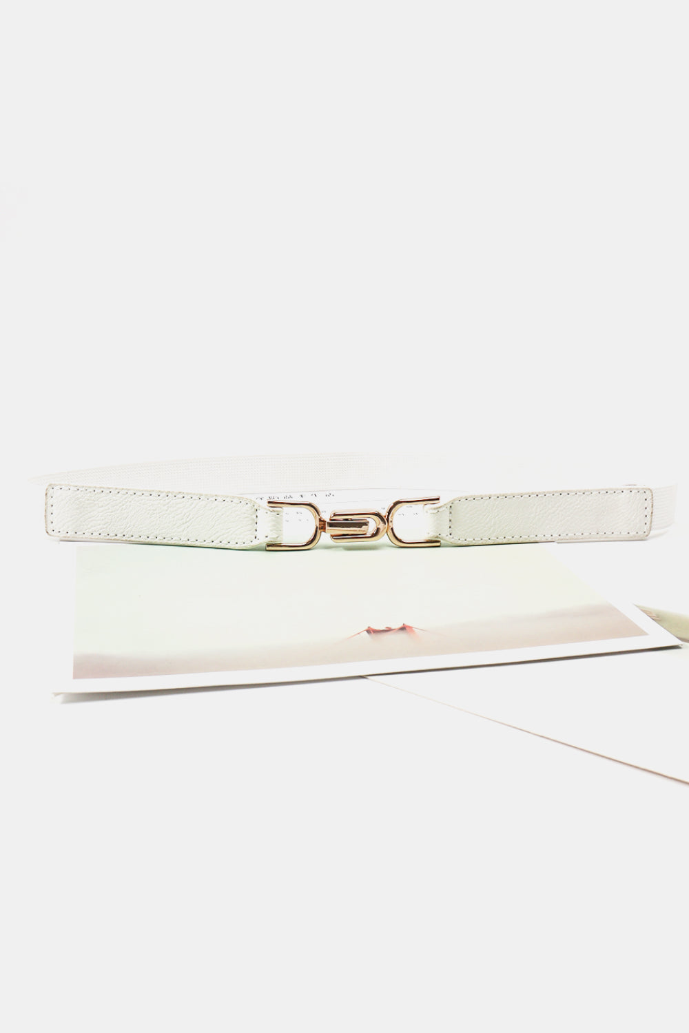 Alloy Buckle Elastic Belt - Belt - FITGGINS