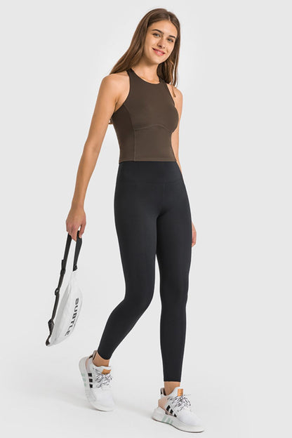 Millennia High Waist Ankle-Length Yoga Leggings Fitggins