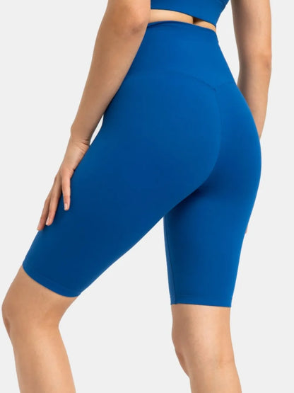 Millennia High Rise Wide Waistband Active Shorts Fitggins