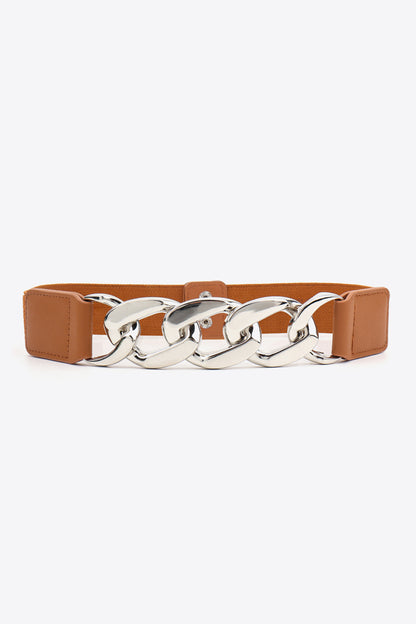 Chain Detail Elastic Belt - Belt - FITGGINS