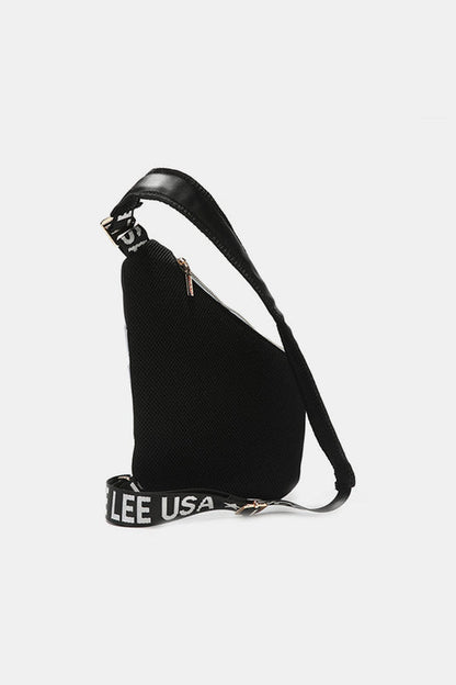 Nicole Lee USA Vegan Leather Leopard & Lip Pattern Crossbody Bag - Handbag - FITGGINS