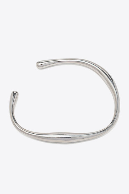 Stainless Steel Open Bracelet - Bracelets - FITGGINS