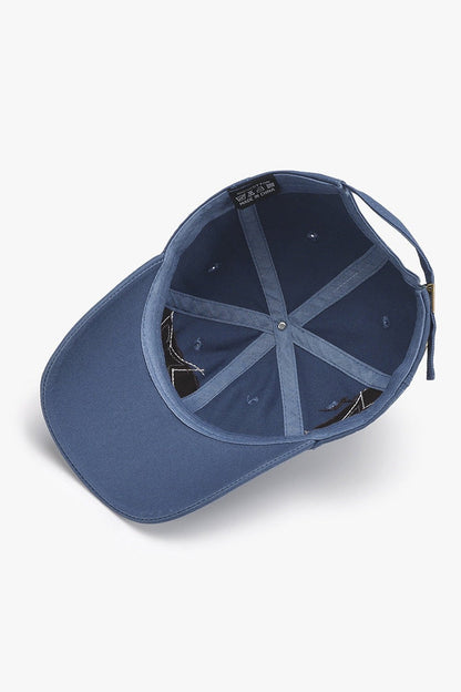 Adjustable Star Raw Hem Cap - Hats - FITGGINS