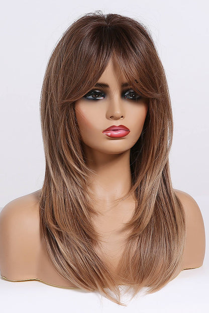 Mid-Length Wave Synthetic Wigs 24'' - Hair - FITGGINS