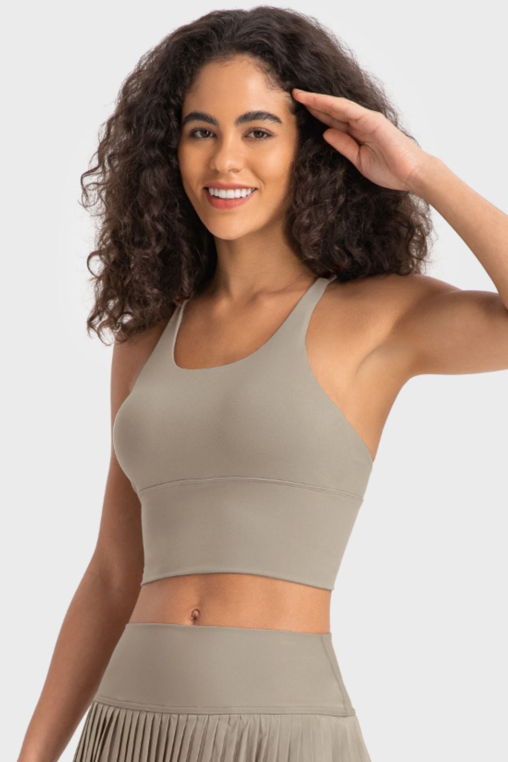 Millennia Crisscross Back Ladder Detail Sports Bra Fitggins