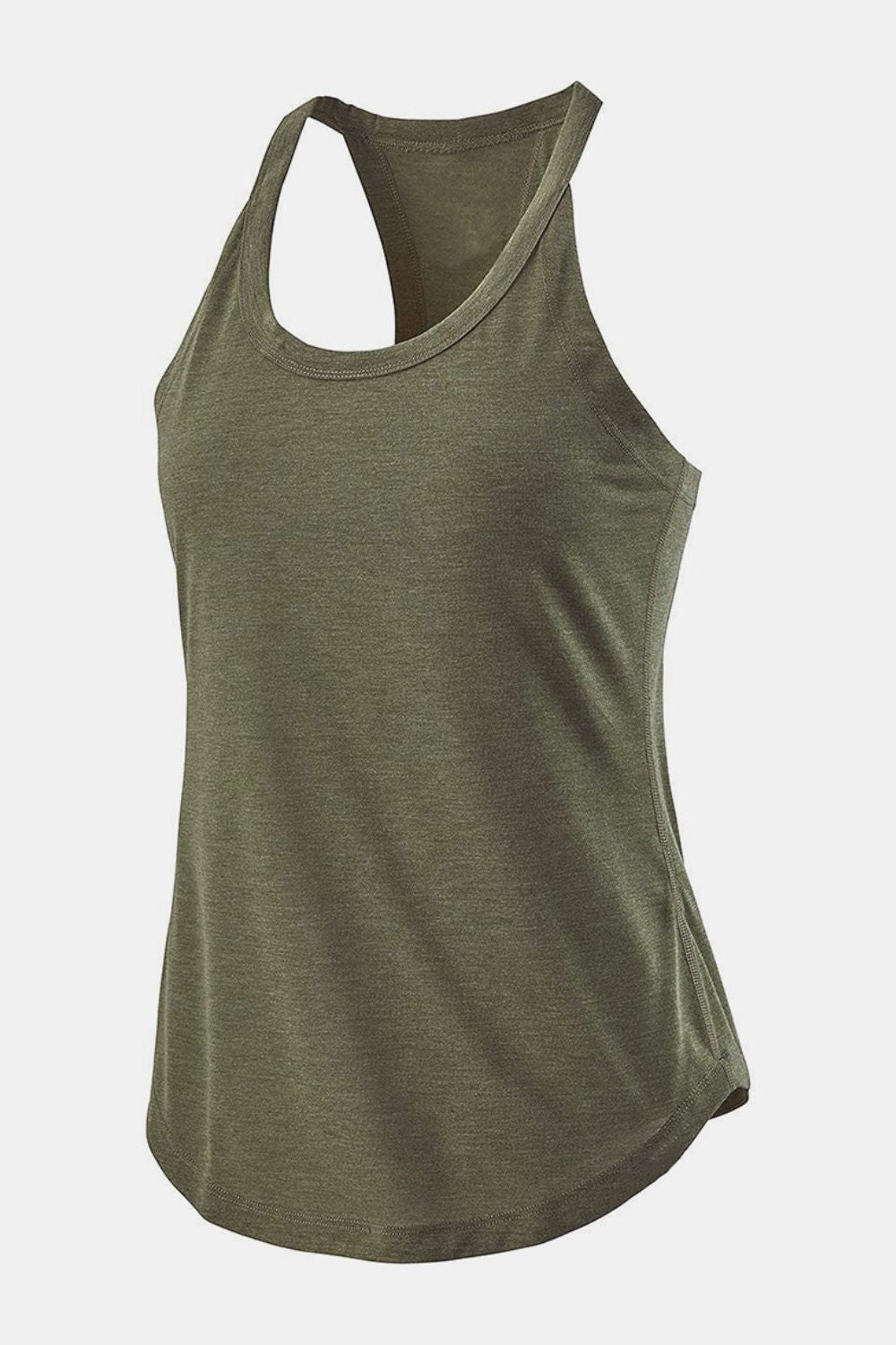 Scoop Neck Active Tank - Crop Tops & Tank Tops - FITGGINS