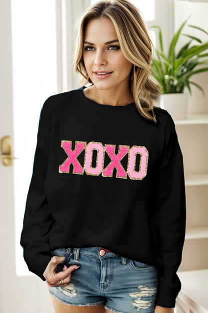 Round Neck Long Sleeve Sweater - Pullover Sweaters - FITGGINS