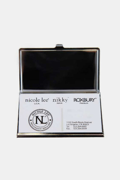 Nicole Lee USA Printed Business Card Case - Handbag - FITGGINS