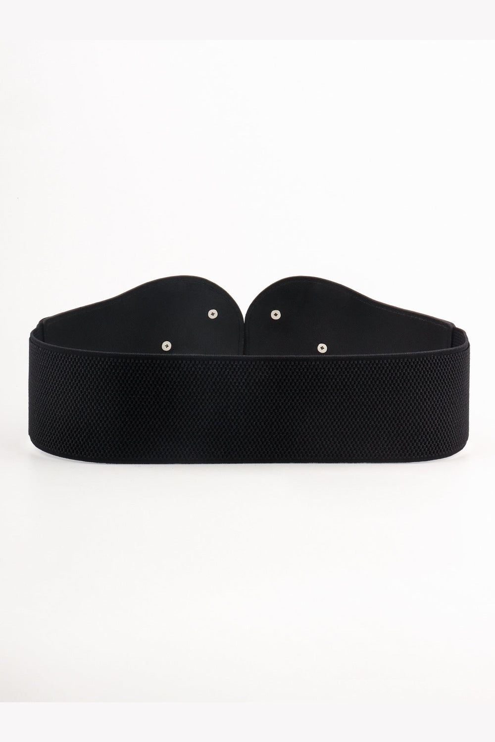 Alloy Buckle Elastic PU Belt - Belt - FITGGINS