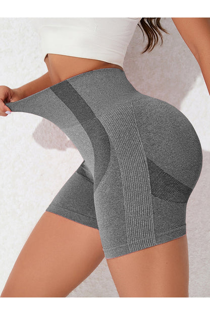 High Waist Active Shorts - Short Leggings - FITGGINS