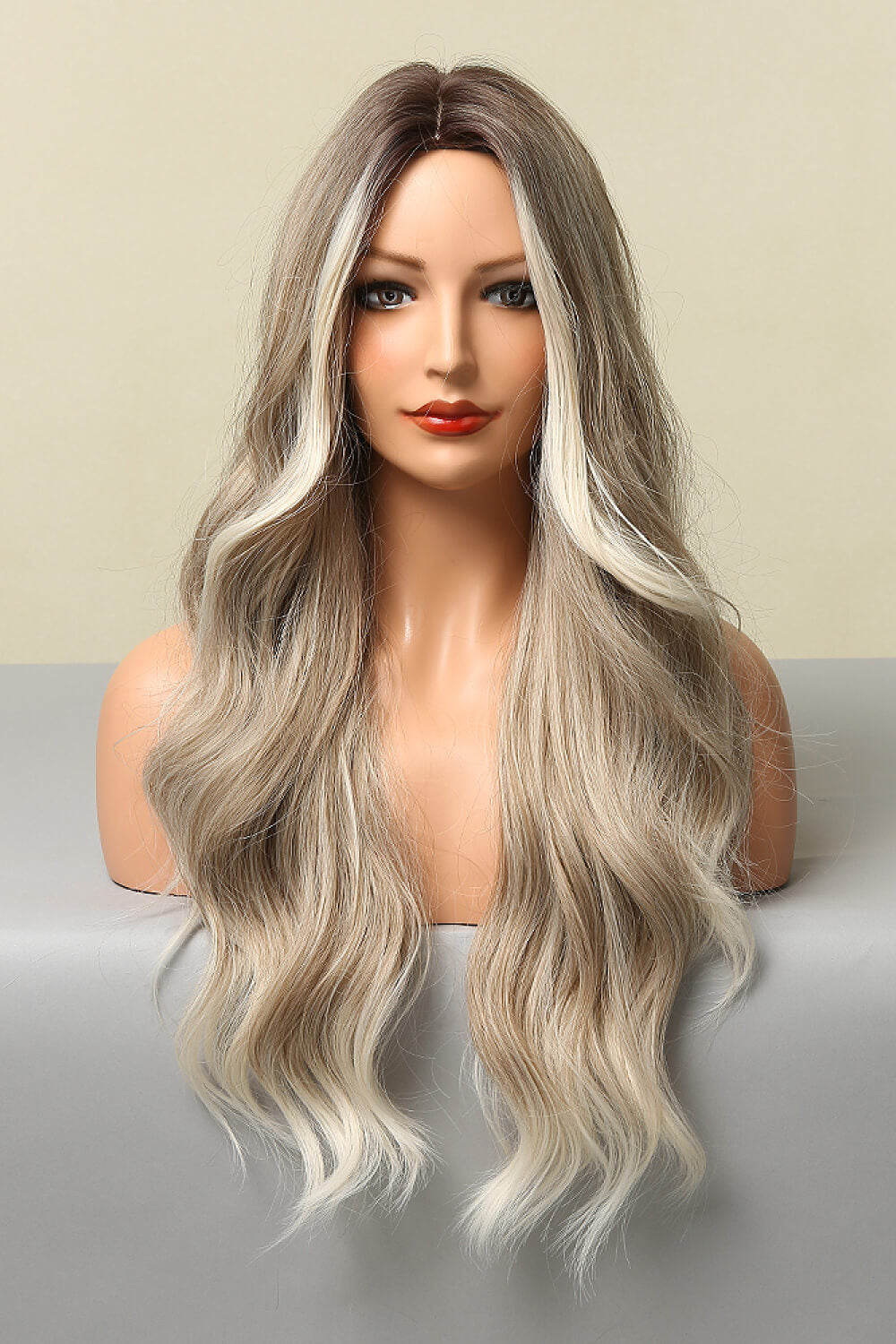 Full Machine Made Long Wave Wigs 26'' - Hair - FITGGINS