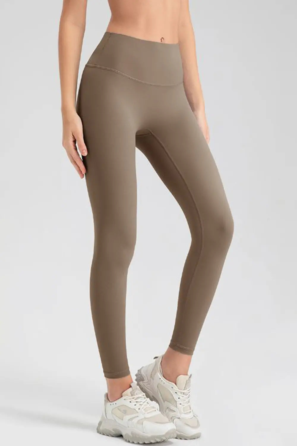 Wide Waistband Sport Leggings Fitggins