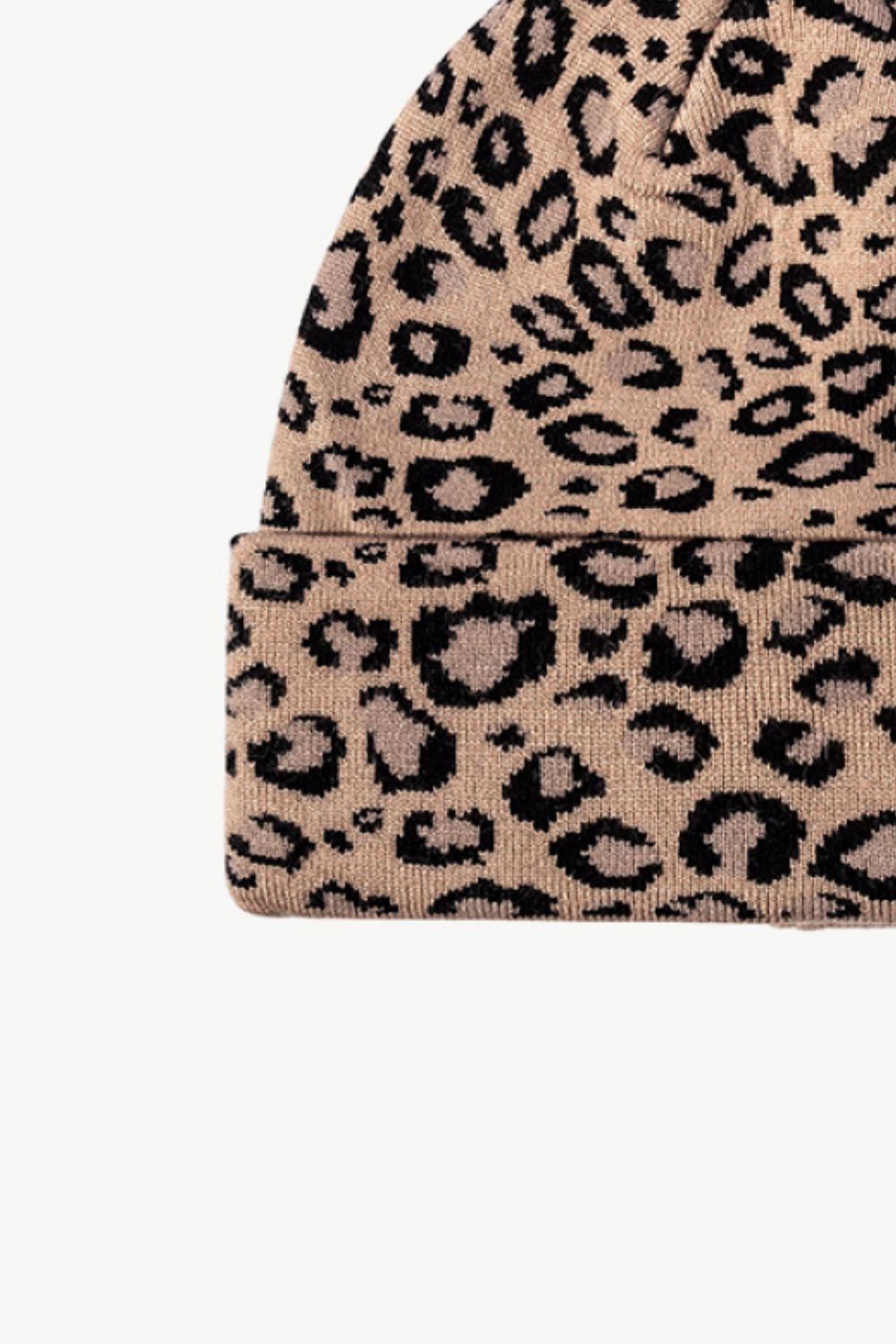 Leopard Pattern Cuffed Beanie - Hats - FITGGINS