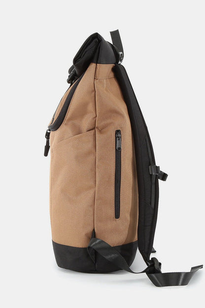 Himawari Contrast Waterproof Canvas Backpack Bag - Handbag - FITGGINS