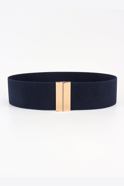 Alloy Buckle Elastic Belt - Belt - FITGGINS