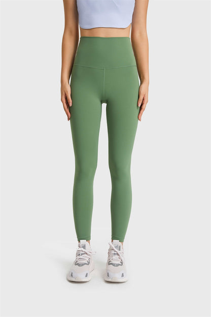Millennia Ultra Soft High Waist Leggings Green Fitggins