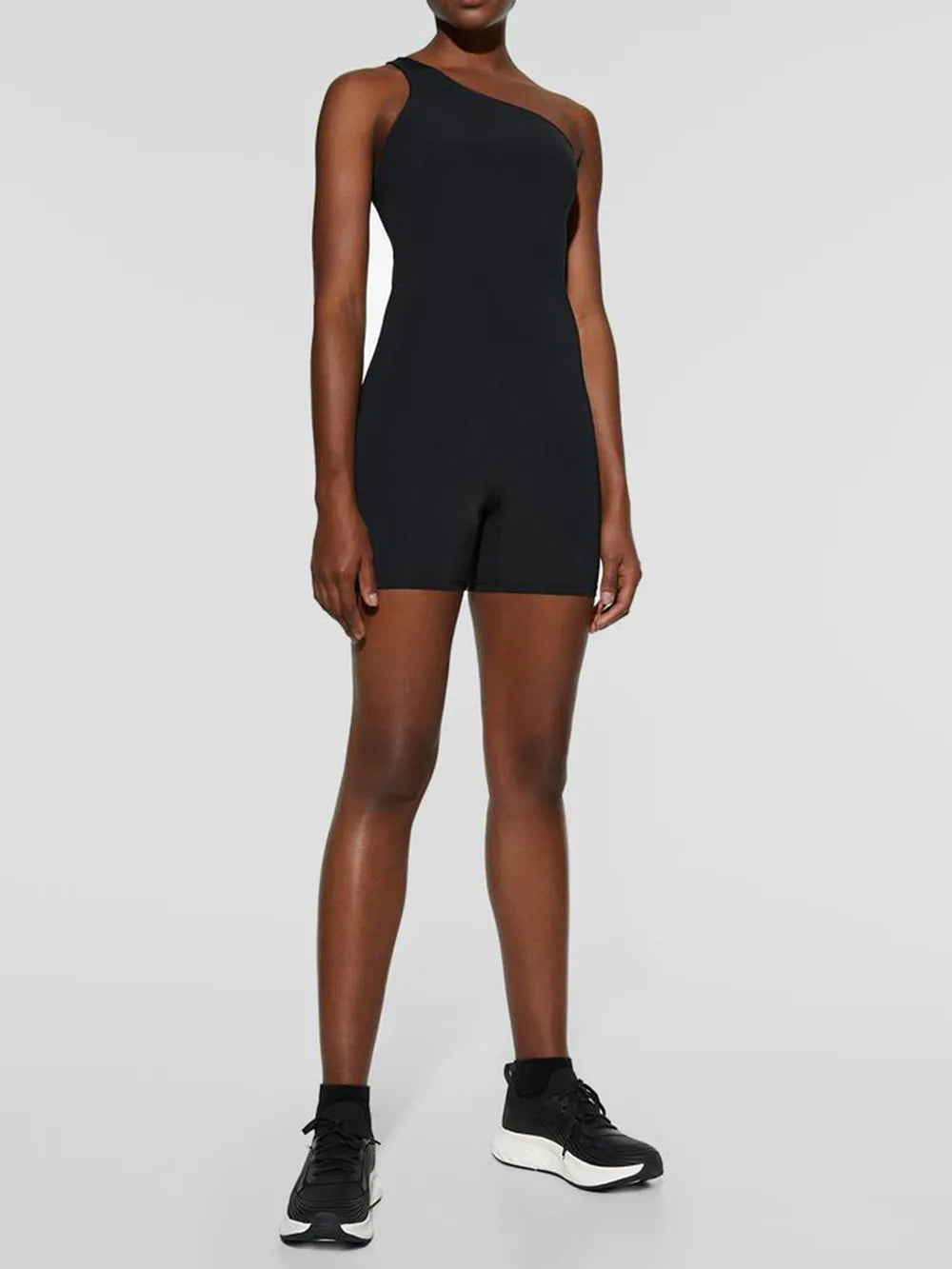 Single Shoulder Active Romper Fitggins
