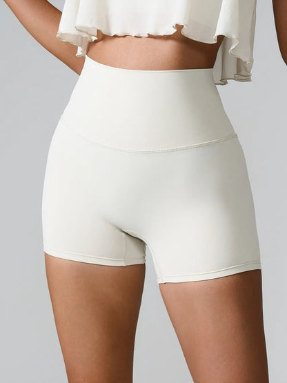High Waist Active Shorts Fitggins
