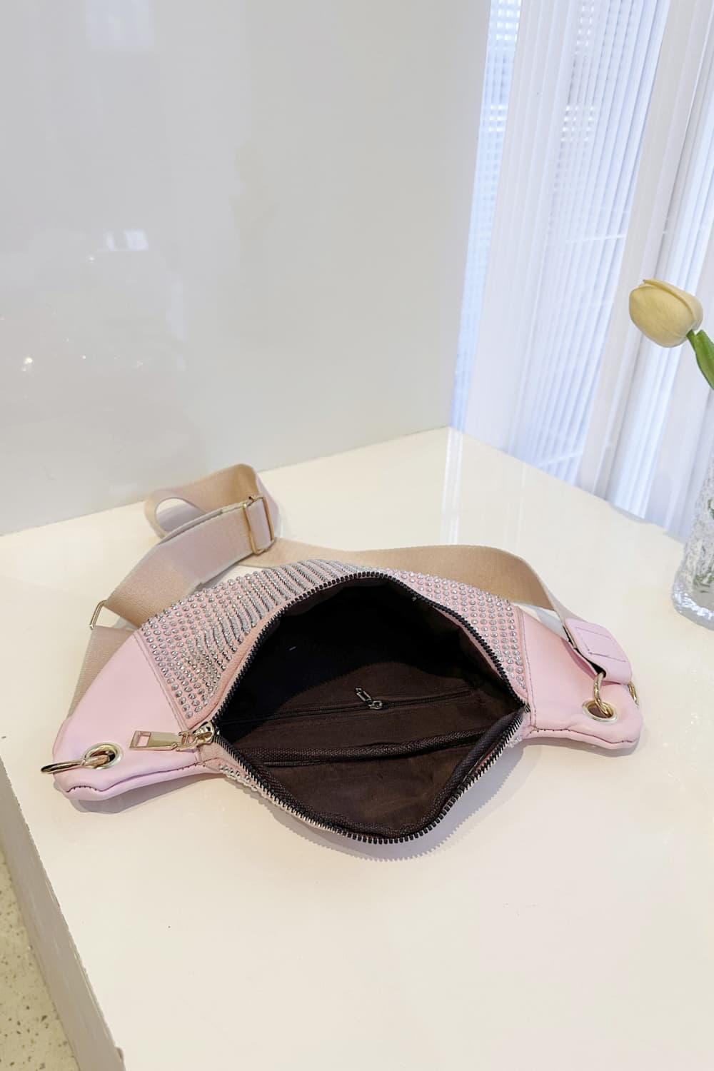 PU Leather Sling Bag - Handbag - FITGGINS