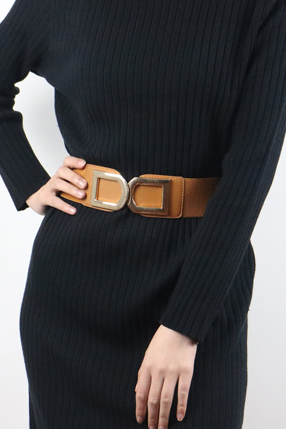 Double D Buckle PU Belt - Belt - FITGGINS