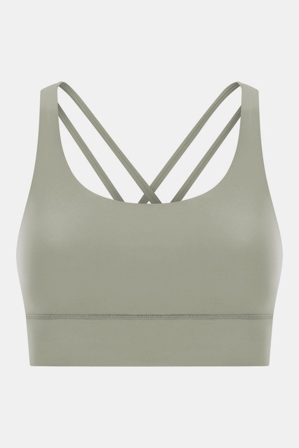 Millennia Crisscross Scoop Neck Active Tank - Crop Tops & Tank Tops - FITGGINS