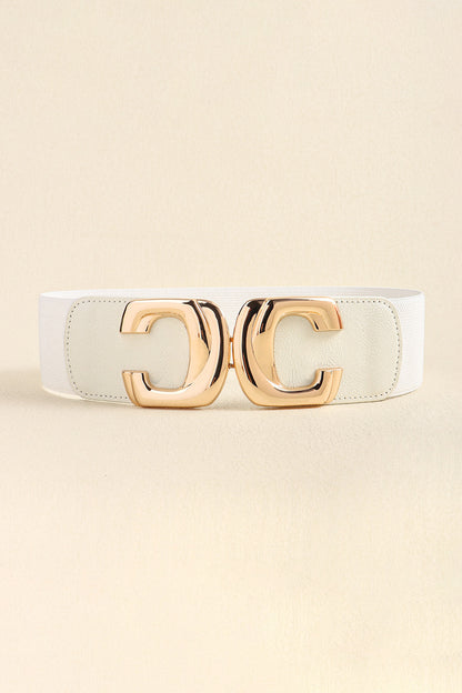 Zinc Alloy Buckle Elastic Wide Belt - Belt - FITGGINS