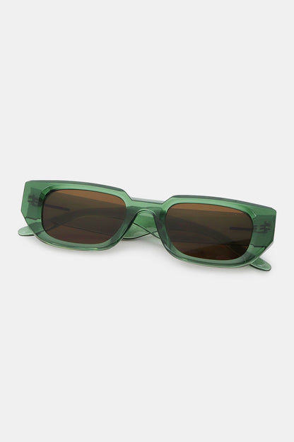 Polycarbonate Frame Rectangle Sunglasses - Sunglasses - FITGGINS