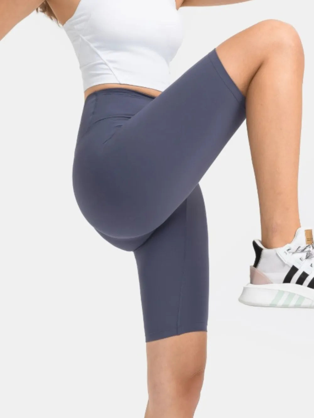Millennia High Rise Wide Waistband Active Shorts Fitggins